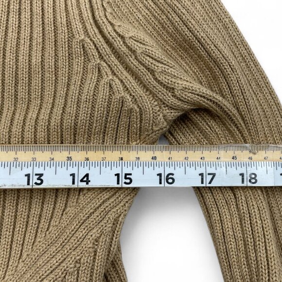 Wilfred Free Aritzia Merino Wool Brown Cropped Sweater Women's Small - Picture 6 of 9